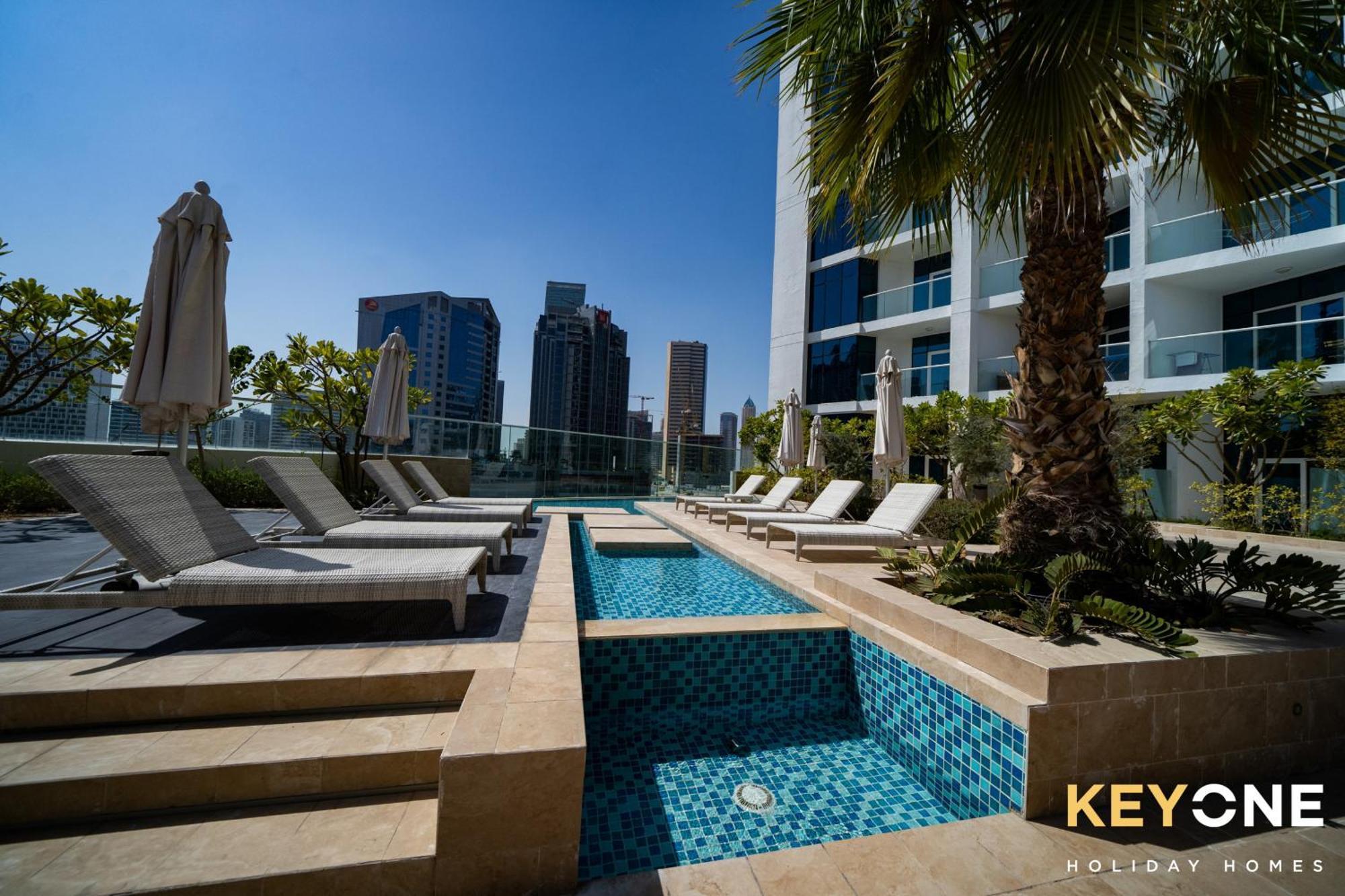 KeyOne - Studio in DAMAC Maison Privé Dubai Exterior foto