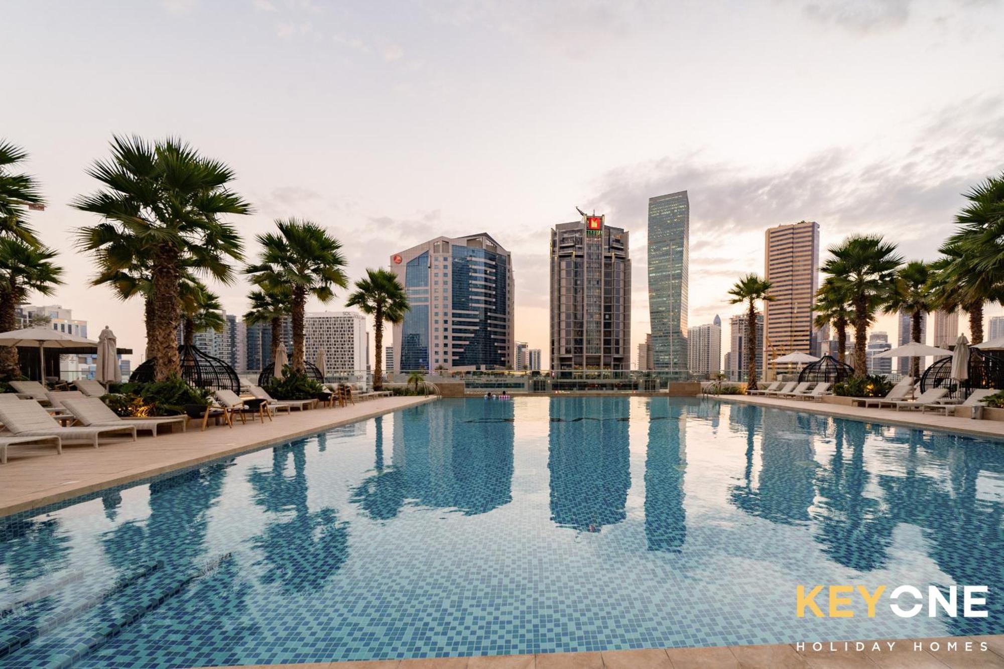 KeyOne - Studio in DAMAC Maison Privé Dubai Exterior foto